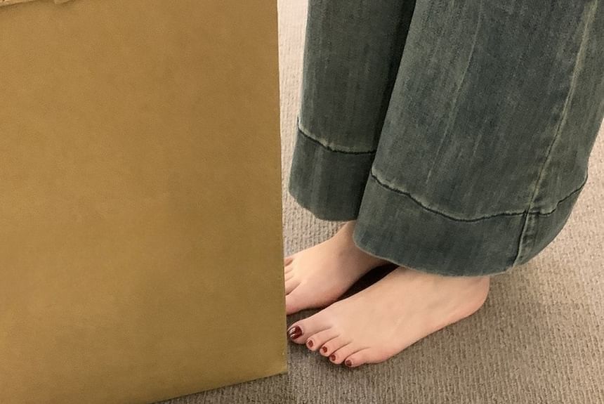 Plain Heel Bow Mules Accent Chunky Pointed Toe