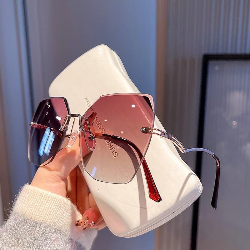 Sunglasses Geometric Frameless