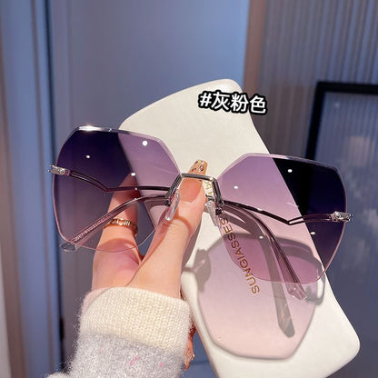 Sunglasses Geometric Frameless