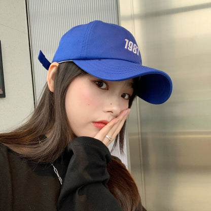 Number Embroidered Baseball Cap