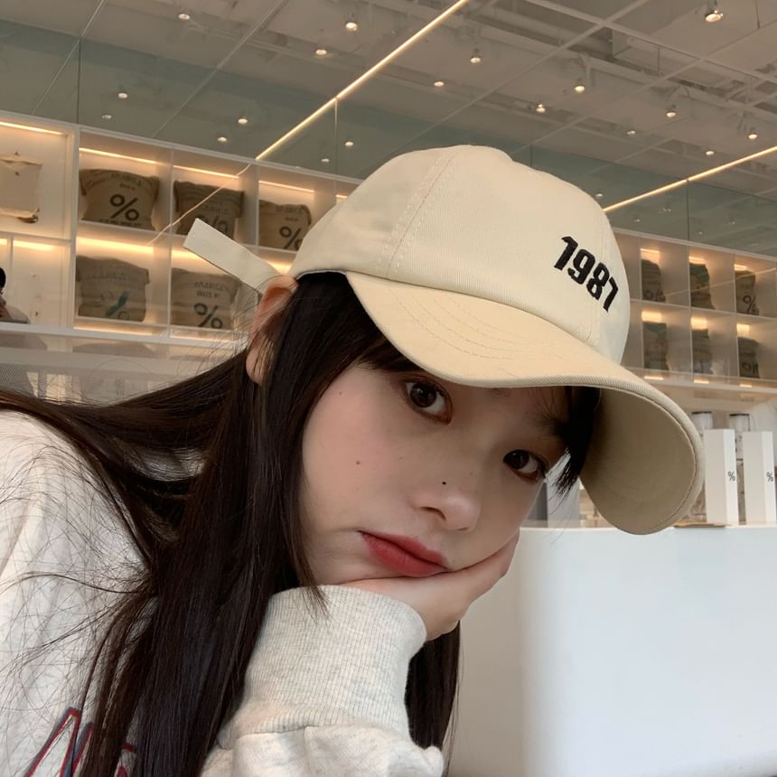 Number Embroidered Baseball Cap