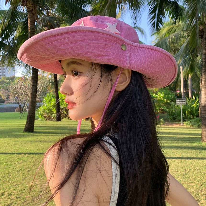 Washed Hat Star Boonie Applique