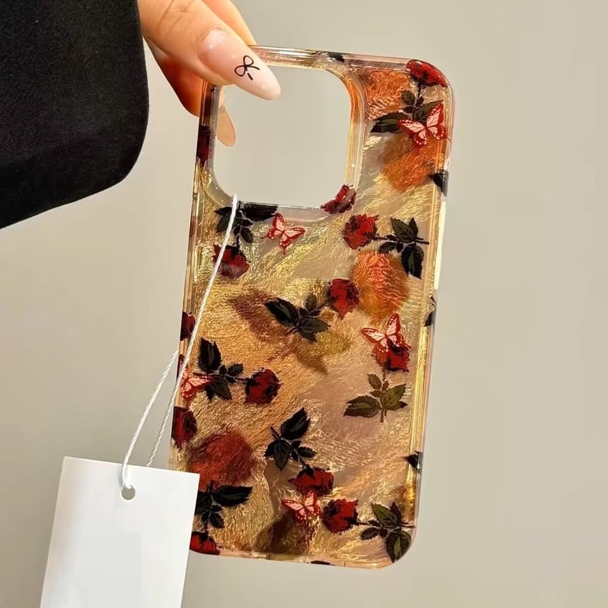 Strap Phone with Leaf Case