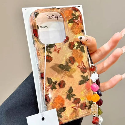 Strap Phone with Leaf Case