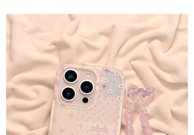 Strap Floral Phone / Set Case