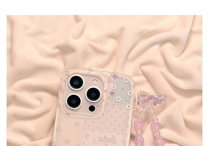 Strap Floral Phone / Set Case