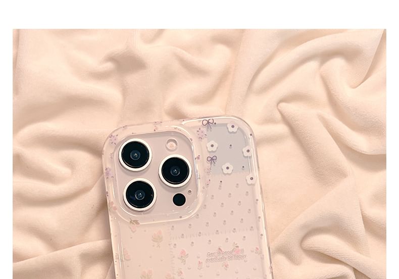Strap Floral Phone / Set Case