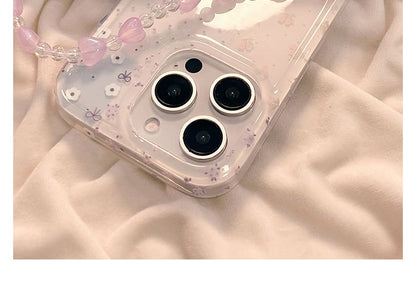 Strap Floral Phone / Set Case