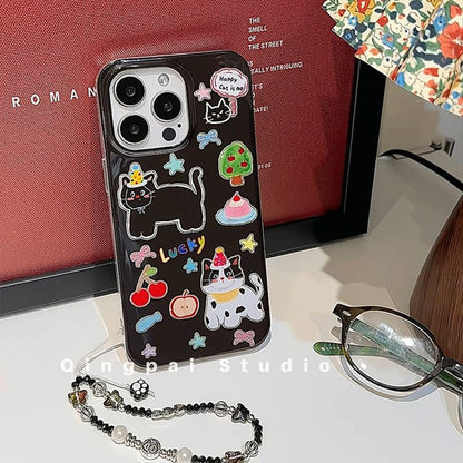 with Case Strap Phone Cat