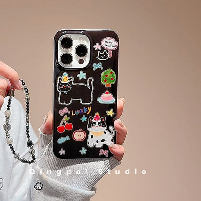 with Case Strap Phone Cat