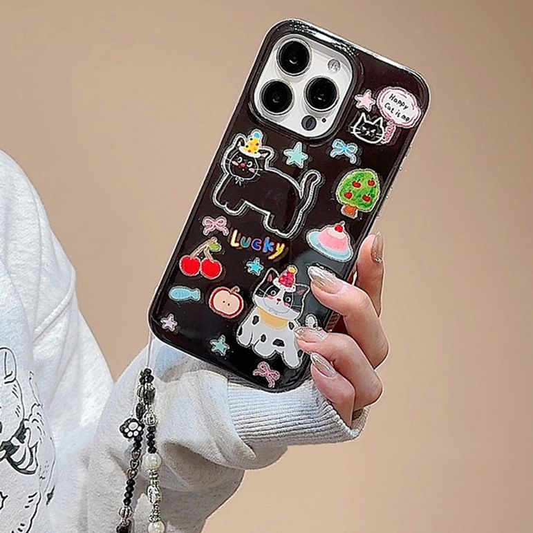 with Case Strap Phone Cat