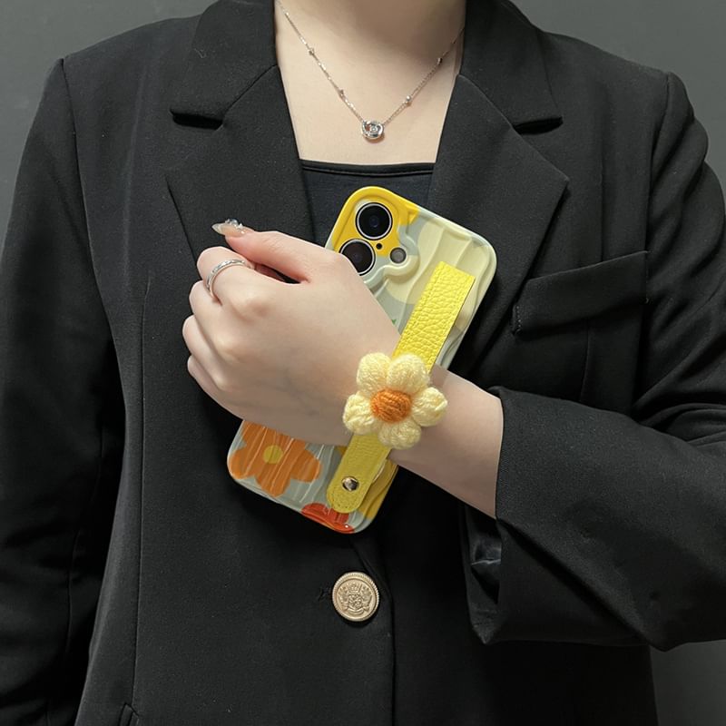 Case Floral Phone Strap with
