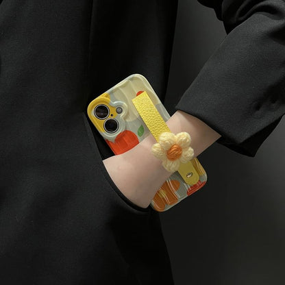 Case Floral Phone Strap with