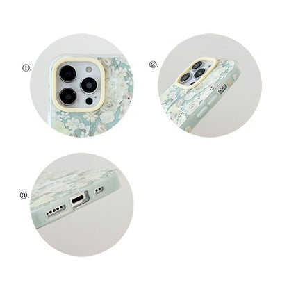 Cat Case Phone Floral