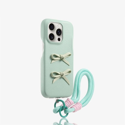 with Ribbon Phone Strap Case