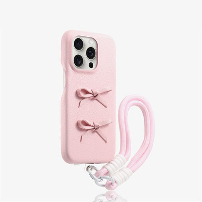 with Ribbon Phone Strap Case