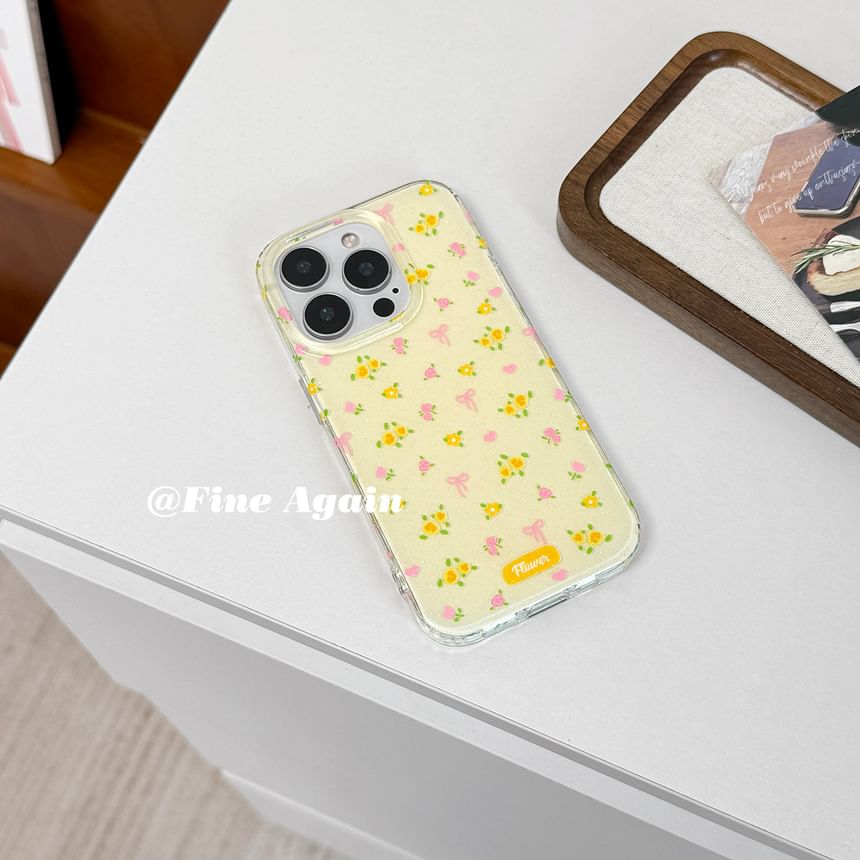 with Phone Case Floral Strap