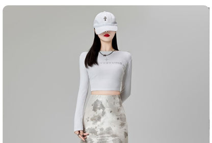 Dye Skirt Mermaid High Rise Maxi Tie