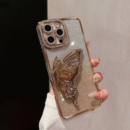 Case Butterfly Embellished Phone Stand
