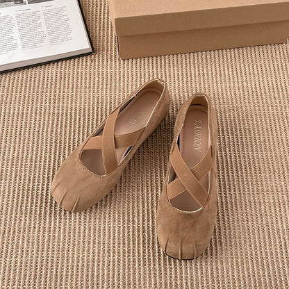 Strap Hidden Cross Wedge Mary Shoes Jane