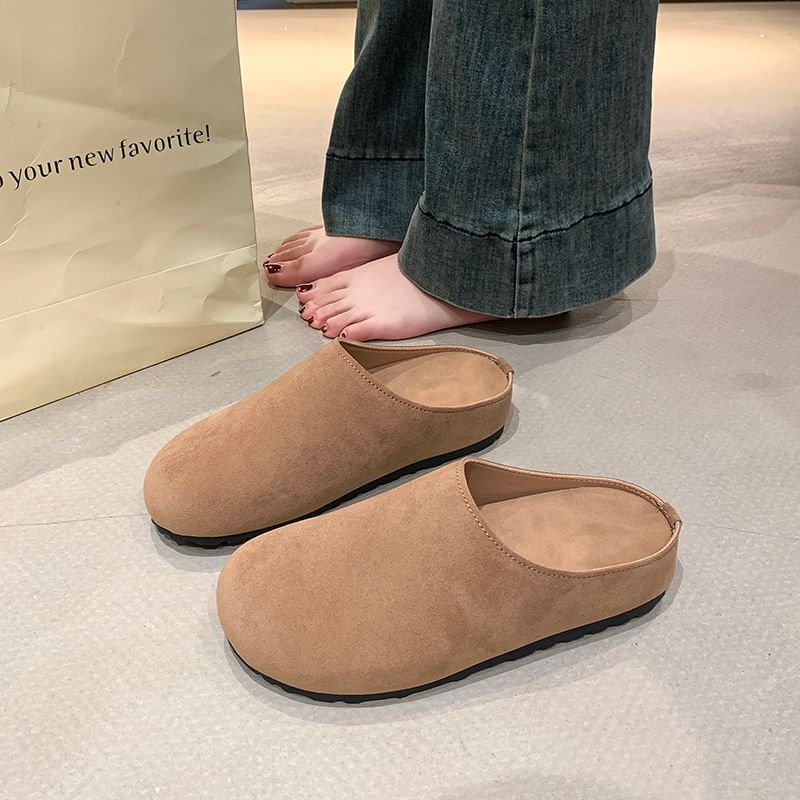 Platform Plain Mules