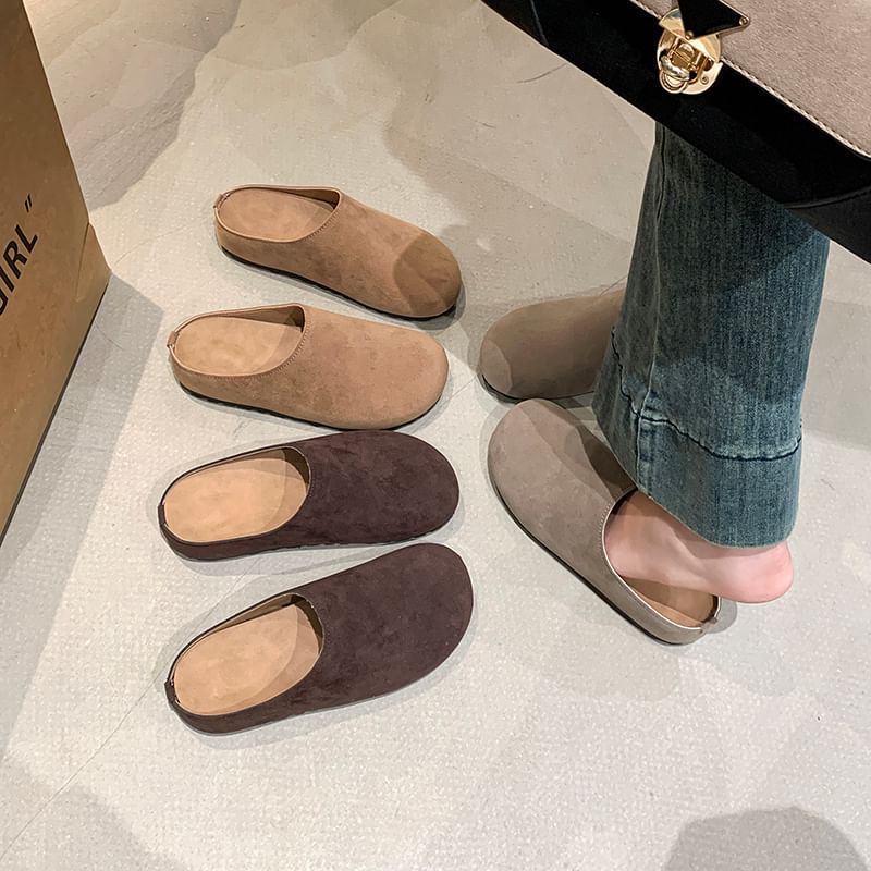 Platform Plain Mules