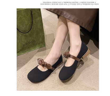 Mary Tone Jane Two Bow Shoes Accent
