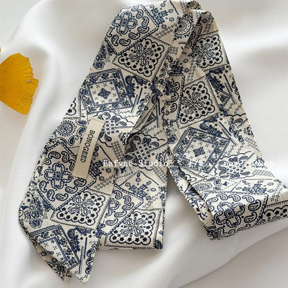 Patterned Hair Tie Scarf