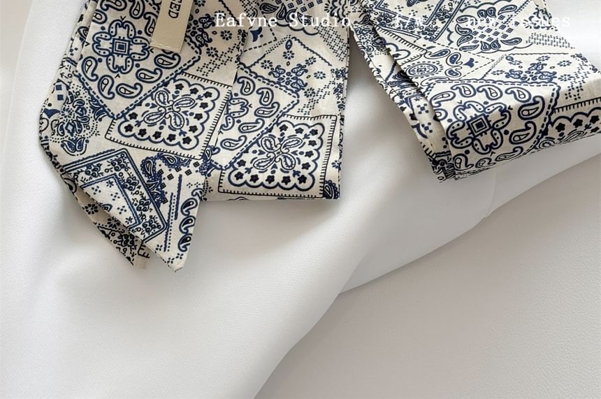 Patterned Hair Tie Scarf