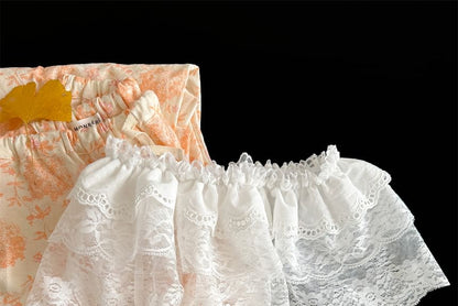 Hem Decorative Lace Layered