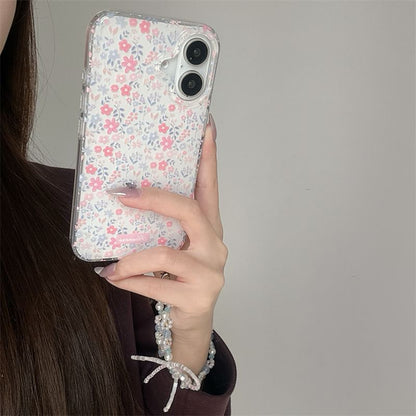 Case Floral Strap Phone Set /