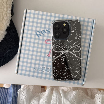 with Phone Case Bow Leaf Gold