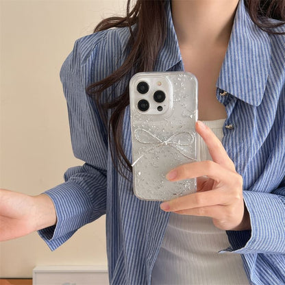 with Phone Case Bow Leaf Gold