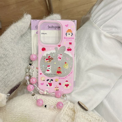 / Set Strap Case Animal Phone