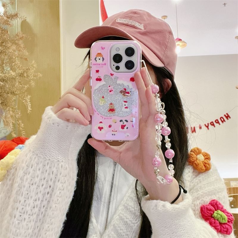 / Set Strap Case Animal Phone