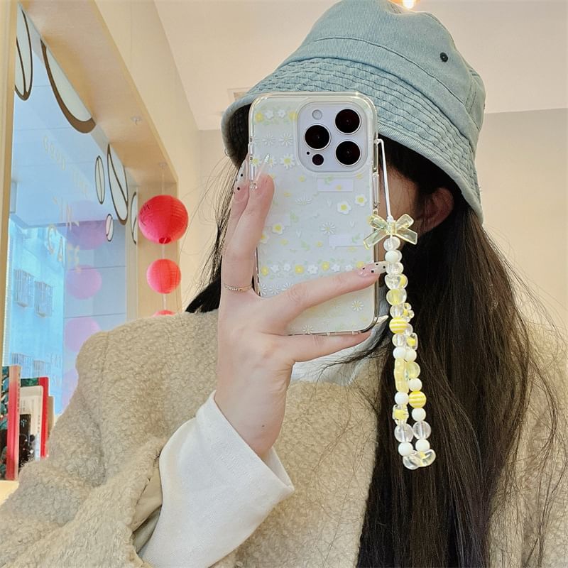 Strap Phone Case Set Floral /