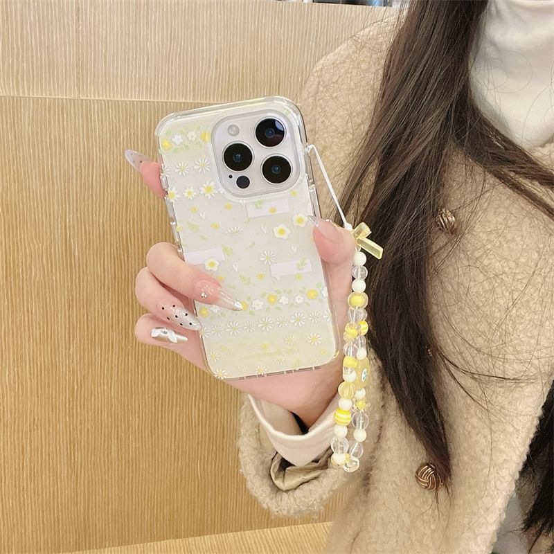 Strap Phone Case Set Floral /