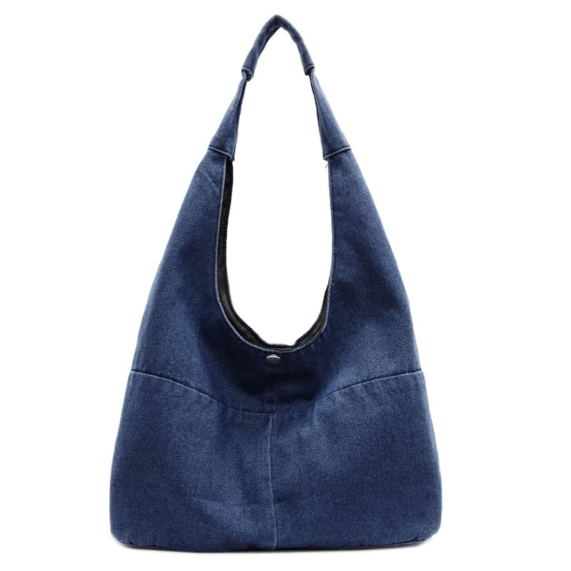 Washed Bag Denim Shoulder