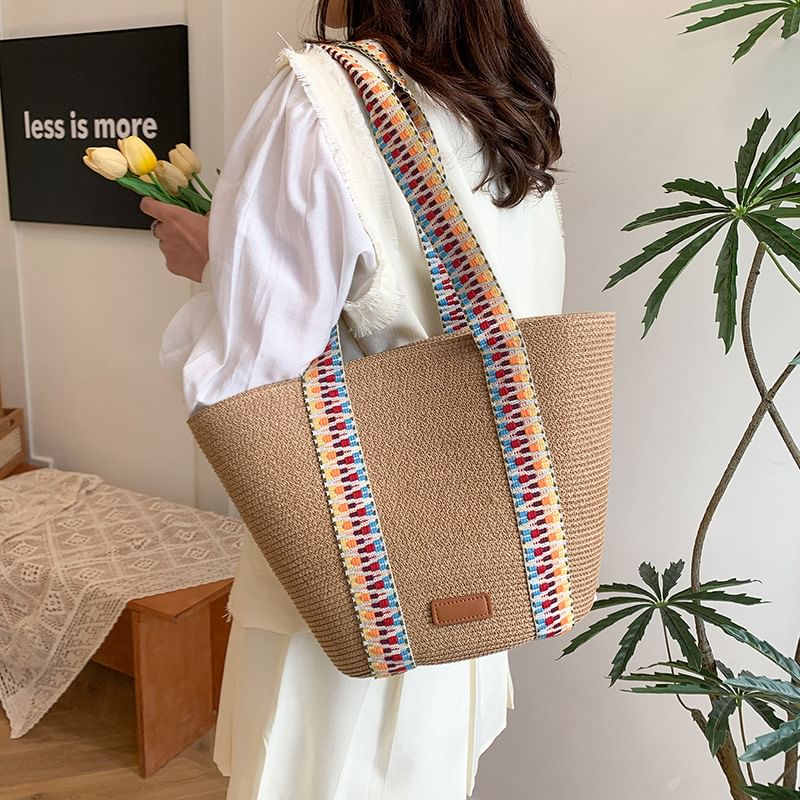 Pattern Woven Tote Bag Strap