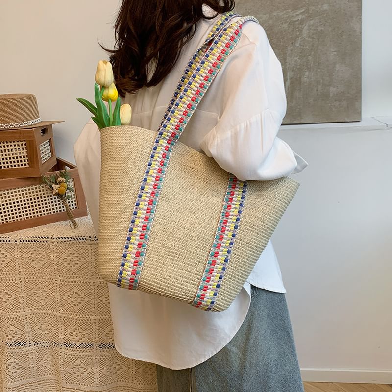 Pattern Woven Tote Bag Strap
