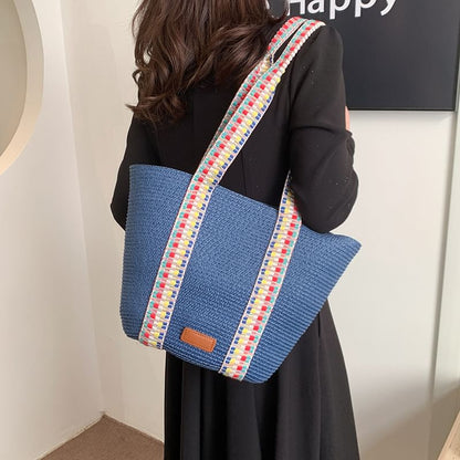 Pattern Woven Tote Bag Strap
