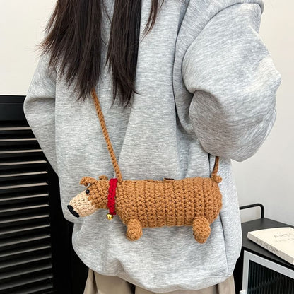 Knit Dog Bag Crossbody