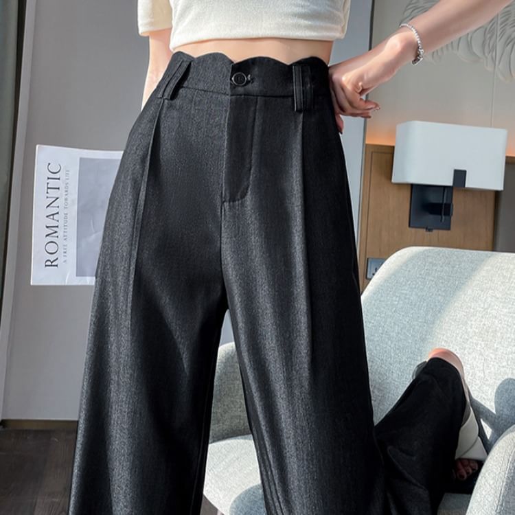 Wide Jeans High (Various Designs) Leg Rise