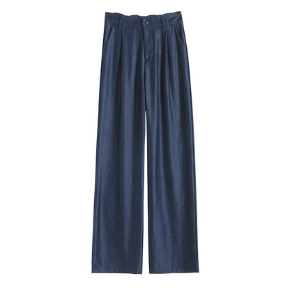 Wide Jeans High (Various Designs) Leg Rise