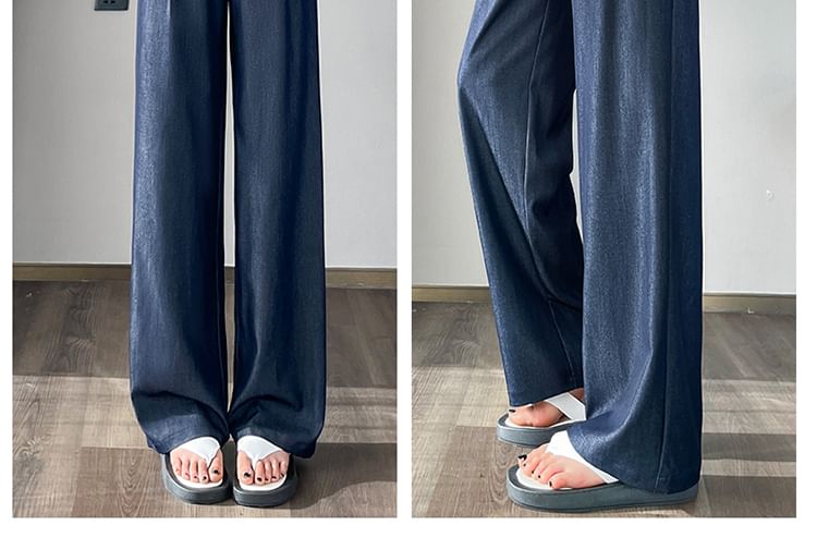 Wide Jeans High (Various Designs) Leg Rise