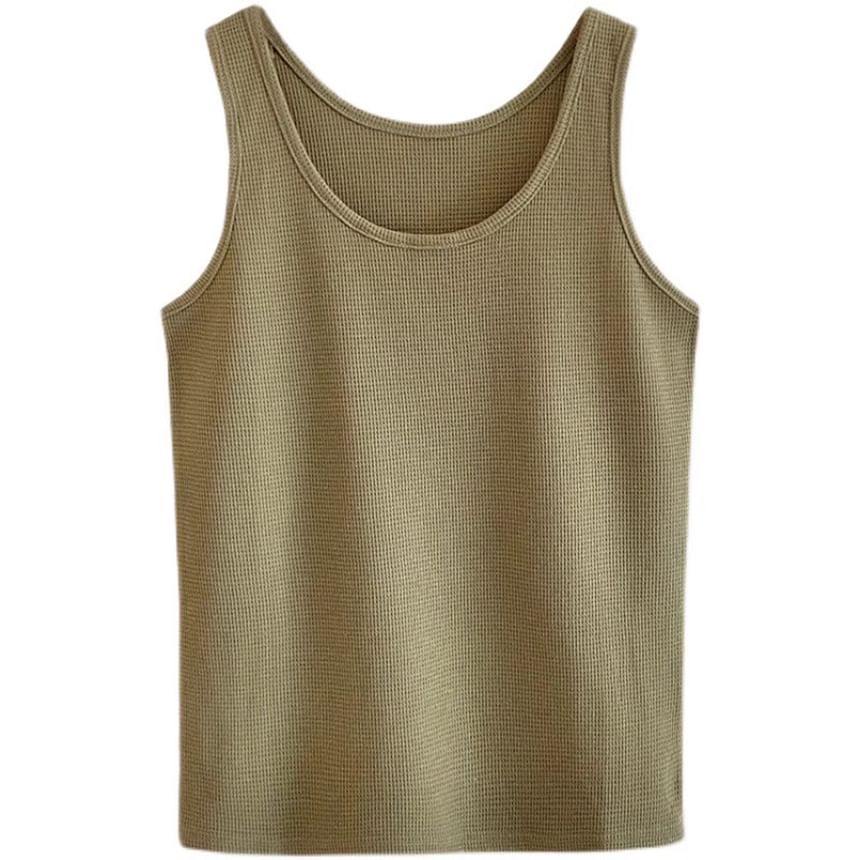 Scoop Neck Tank Top Plain