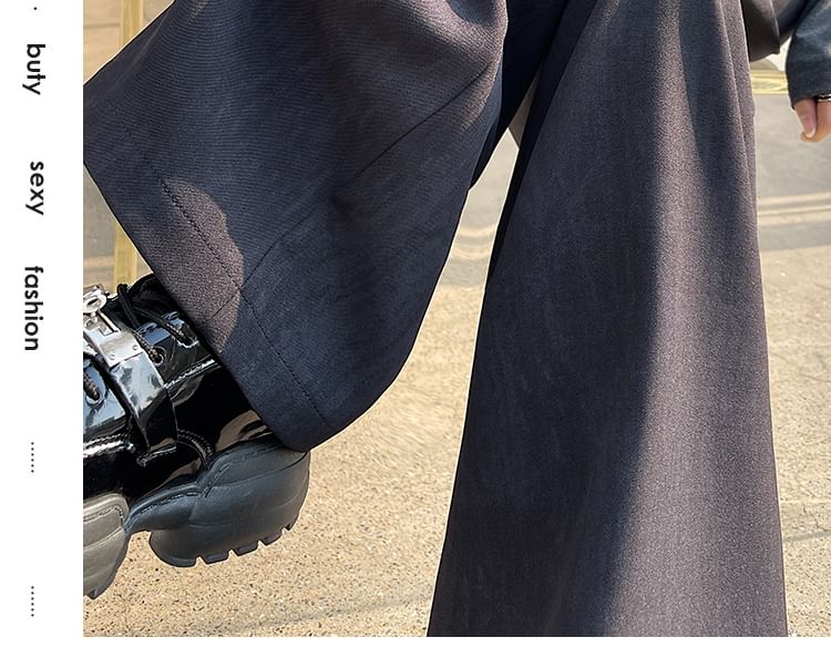 Designs) Print Waist High Leg (Various Dress Wide Pants