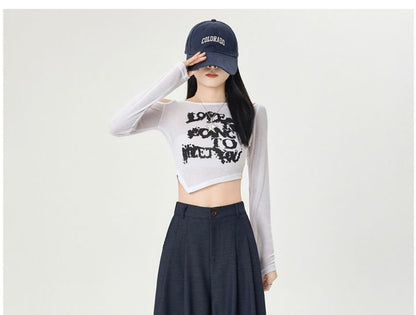 High Wide Leg Plain Rise Dress Pants