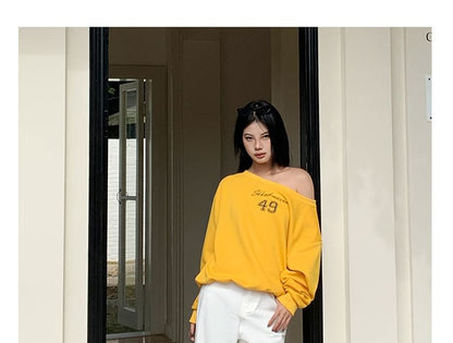 Leg Wide (Various Pants Designs) Washed Suit Plain Rise High