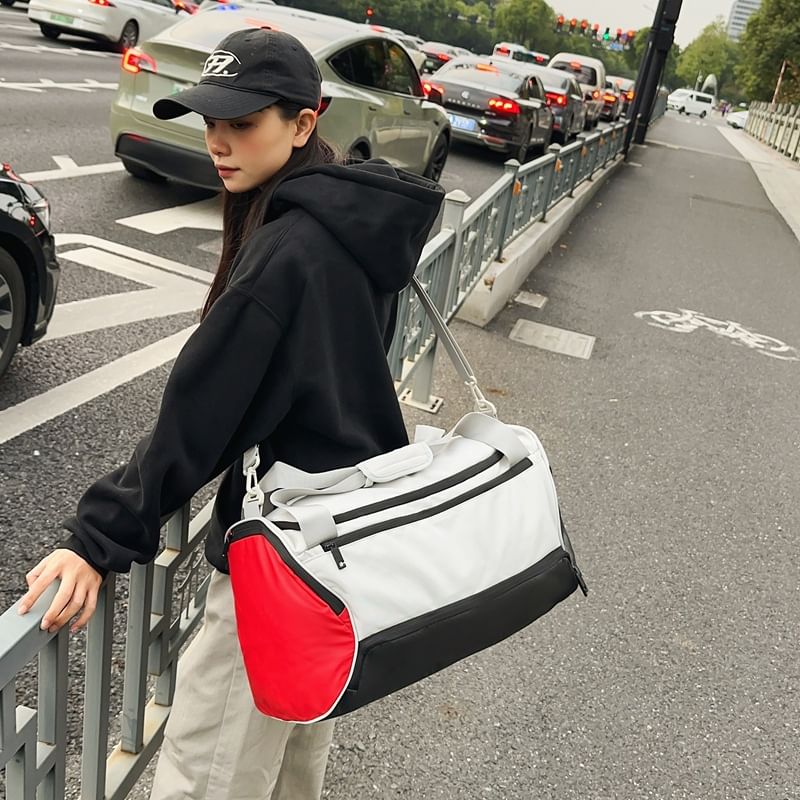 Two-Tone Carryall Bag